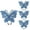 Blue, variant on Soumake 4Pcs Butterfly Car Stickers Sparkling Rhinestone Self-adhesive Easy to Apply Car Stickers for Unique Car Interior Decoration