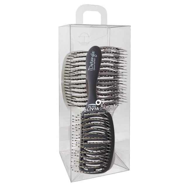 Kit de cepillos de pelo Olivia Garden iDeTangle con 3 cepillos