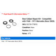 thumbnail image 2 of Rear Caliper Repair Kit - Compatible with 1968 - 1971 Mercedes-Benz 280SL 1969 1970, 2 of 2