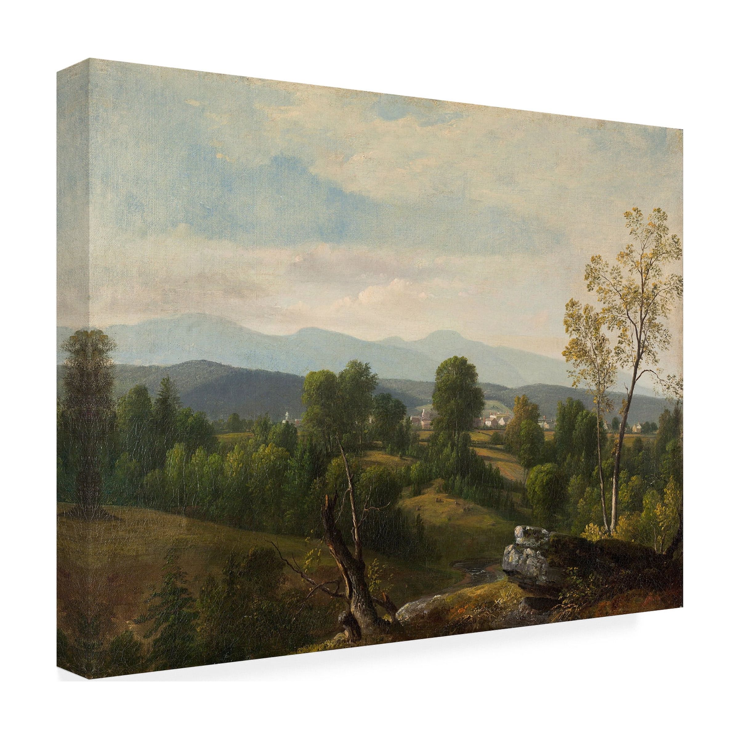 Durand 'A View Of The Valley' Canvas Art