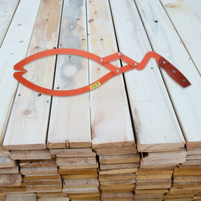 SOPOTUTU Timber Dragging Claw Heavy Duty Alloy Iron Log Lifter for Carrying and Transporting Wood