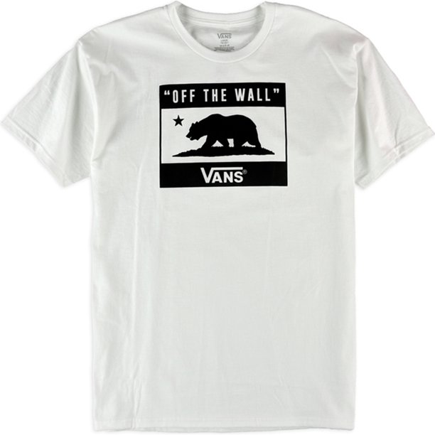Camiseta gráfica Vans Stoic Bear para hombre color blanco grande
