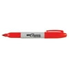 Sharpie Non-Washable Quick-Drying Waterproof Permanent Marker, Super Fine Tip, Red, Pack of 12