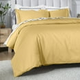 thumbnail image 6 of Superior 650 Thread Count Egyptian Cotton Duvet Cover Set, Gold, King/ Cal King, 6 of 8