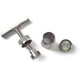 thumbnail image 4 of Stainless Steel Pollen Press T Press Handle Tool Heavy Duty Durable 100% Premium Anodized Spice Pollen (silver), 4 of 4