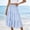Light Blue, variant on Sentmoon Womens Maxi Skirts Elastic Waist Mini Skort Fashion Solid Color Loose Fit Skorts for Women for Travel and Vacation S-2XL