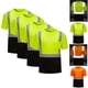 thumbnail image 1 of Penkiiy Camisetas de alta visibilidad 4PCS, Camisetas de seguridad para hombres y mujeres, Camiseta transpirable de manga corta reflectante con bolsillo para trabajos de construcción, 1 of 10
