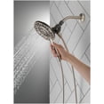 thumbnail image 3 of Delta 75491 Universal Showering Round 1.75 GPM Multi Function 2-In-1 In2ition Shower Head, 3 of 6