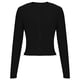thumbnail image 4 of Chaqueta para mujer,Camiseta informal de manga larga con estampado de patchwork para mujer, blusa de cuello redondo, poliéster ligero, para usar en casa, sopatenor, 4 of 8