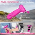 thumbnail image 3 of Roadside Emergency Car Kit for Vehicles, Pink Car First Aid Kit Emergency Kit with Jumper Cables, Car Safety Kits, Tow Strap, Tool Kit, Road Trip Assistance for Men, Women, New Driver Gifts, 3 of 3