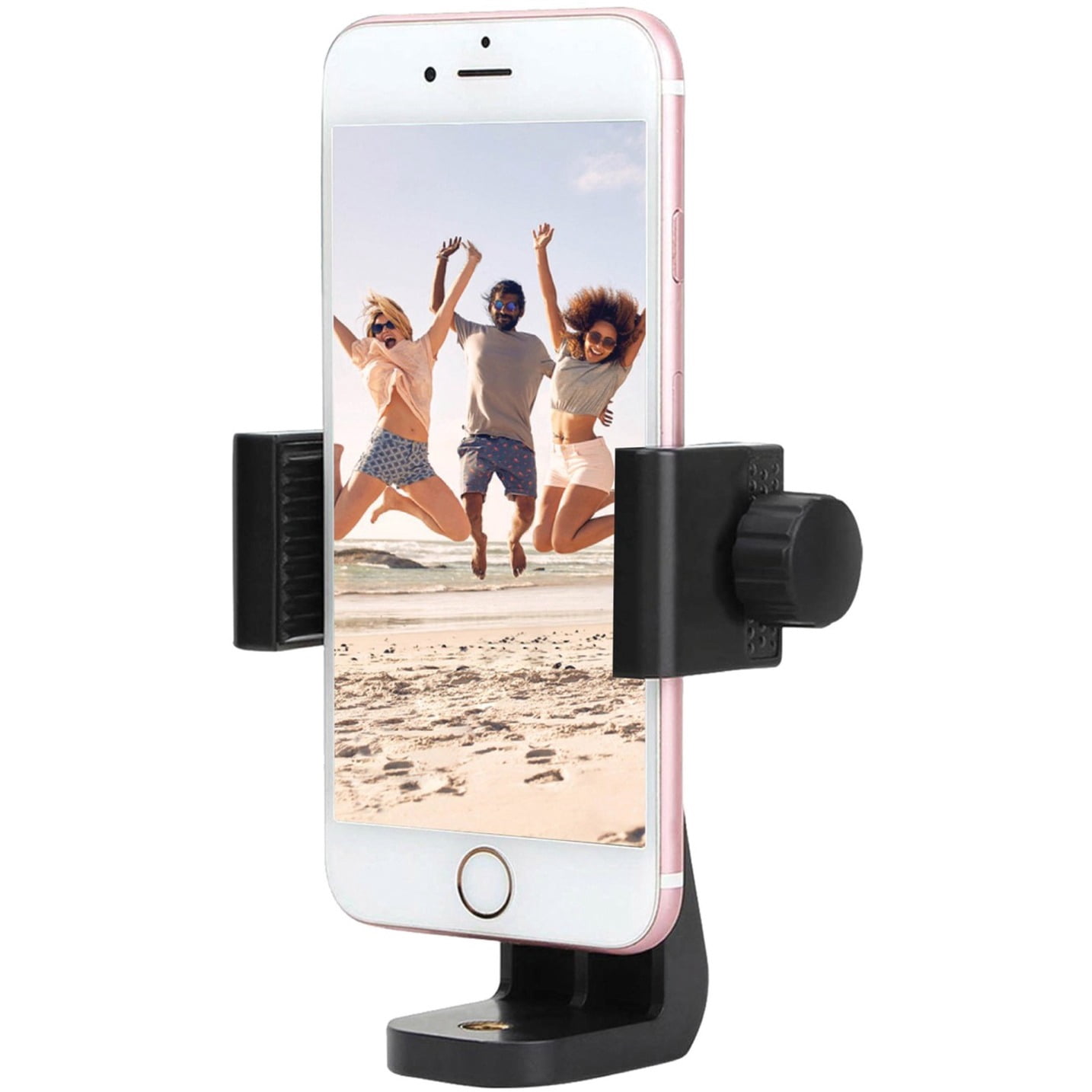 Bower 360 Degree Phone Rotation Tripod Mount for Landscape and Portrait Mode, Black