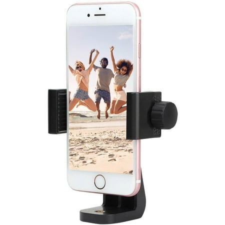Bower 360 Degree Phone Rotation Tripod Mount for Landscape and Portrait Mode, Black