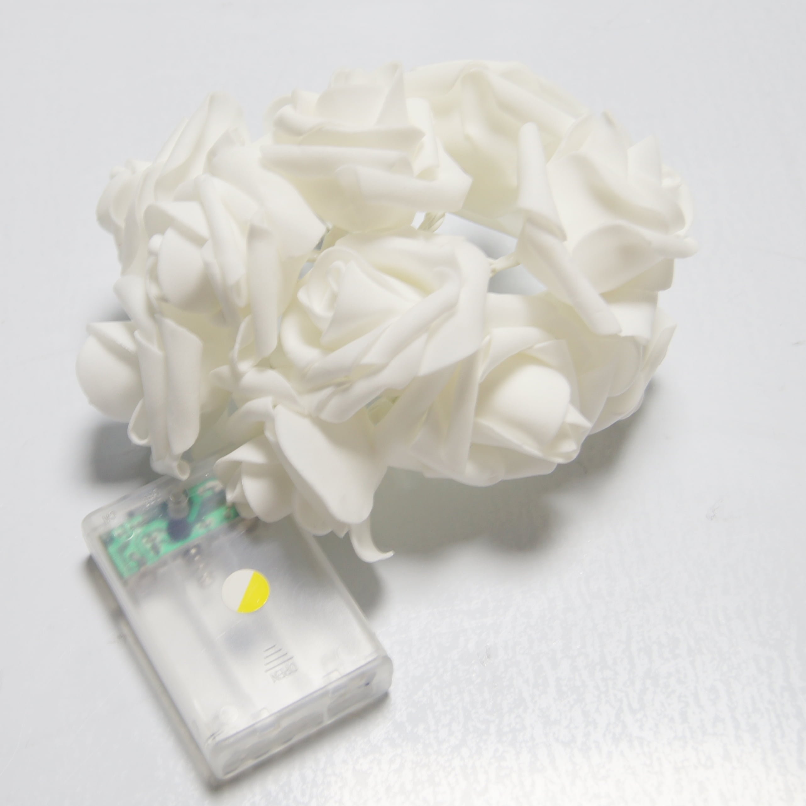 Battery Operated 20 Led Rose Flower String Lights Fairy
