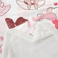 thumbnail image 6 of Cowgirl Hats Flannel Fleece Blanket,Pink Bowknots Sweet Cherry Starry Super Soft Blanket for Bed Sofa Couch,Princess Style Pink White Stripes Patchwork Bed Blanket for Bedroom,Twin 60"x80", 6 of 6