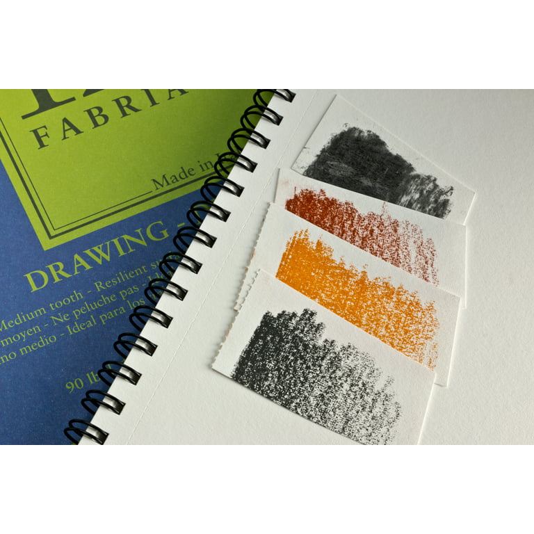 Fabriano 1264 Sketch Pad, Glue Bound, 18”x24”, 60 lb, 100 Sheets, 100%  Alpha-Cellulose, Sketching & Drafting 