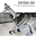 thumbnail image 4 of Car Anti Theft Device Foot Brake Pedal Lock, Gas Brake Clutch Lock, Universal Car Lock Security Protection For Truck/Auto/SUV/Van Heavy Duty Vehicle-Ninehole brake lock, 4 of 7