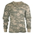 thumbnail image 2 of Rothco Long Sleeve Digital Camo T-Shirts - ACU Digital Camo, X-Large, 2 of 2