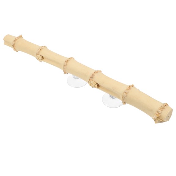 Niceauty Gecko Decoration Reptile Tank Decoration Bamboo Khaki 1 Set