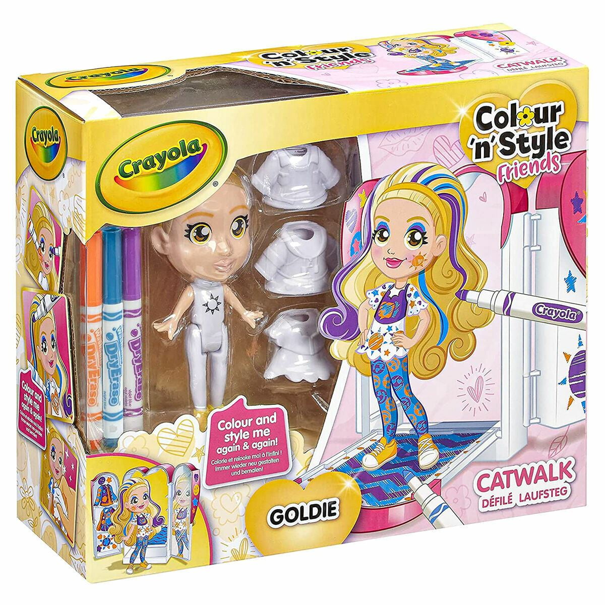 Goldie Catwalk (Crayola / Colour 'n' Style Friends) - Walmart.com
