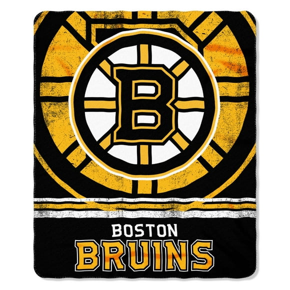 Boston Bruins Fade Away Fleece Throw