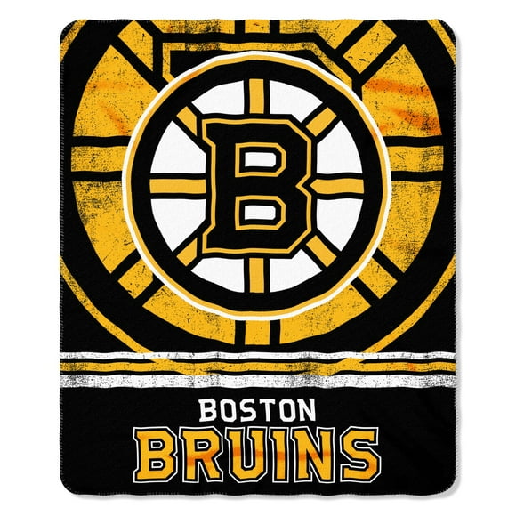 Boston Bruins Fade Away Fleece Throw