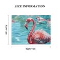 thumbnail image 3 of Orinice Flamingo Fine Art Aesthetic Poster & Print Wall Painting for Home Decor Canvas Art Prints Living Room Bedroom Office Wall Decor 16x12in, 3 of 6