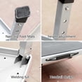 thumbnail image 4 of Lightweight Metal Step Ladder Stool with Folding Design Easy to Store Transport Perfect for Kitchen Bathroom Use, 4 of 8
