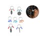 thumbnail image 1 of Trenzas étnicas coloridas para el cabello, joyería DIY, bucles, trenza, tocado, anillo, coleta, accesorio, 1 of 5