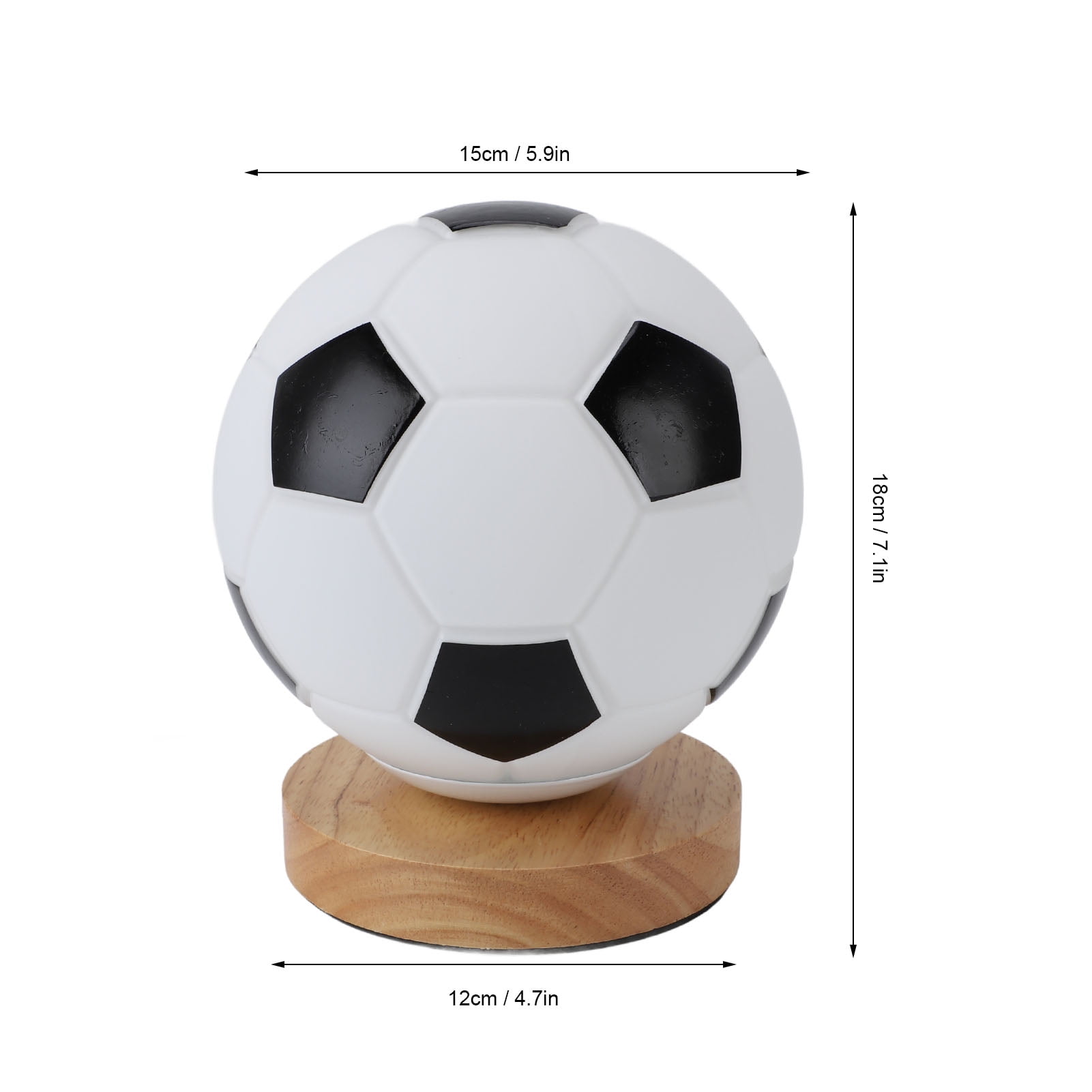 Plant Accessories Soccer Ball Lamp, Football Night Light Timer with Remote Control for Birthdays Baby Showers Christmas