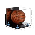 thumbnail image 5 of Deluxe Acrylic Full Size Basketball Display Case with Blue Risers, Mirror and Wall Mount (A001-BLR), 5 of 6
