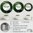 thumbnail image 4 of Designart "Embracing Exotic Palmscape In Emerald Hues" Palms & Palm Trees Rund Mirror For Wall Decor - Large Green Round Print Mirror - Round Traditional Mirror - Wall Mounted Round Large Mirror, 4 of 6
