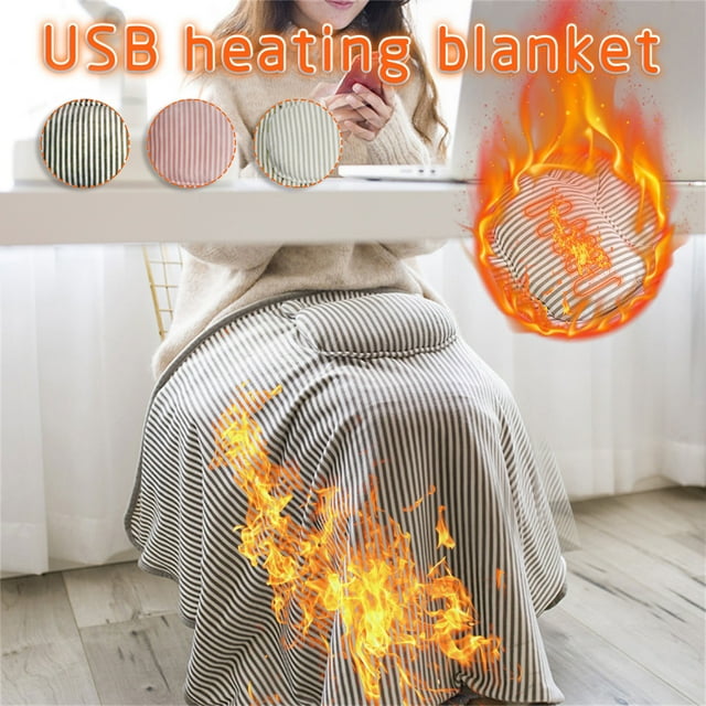 Xihbxyly Manta Térmica Multifunción, Diseño de Chal de Calentamiento Rápido, Protección Contra Sobrecalentamiento, Tela Suave y Cómoda, Ideal para El Calor En Invierno, Apagado Automático de Segurida