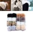 thumbnail image 4 of KLKCMS Faux Fur Pompom Ball DIY W/Snap Button Multicolor Caps Scarves Handbag 16Pcs 8cm, 4 of 9