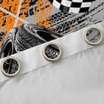 thumbnail image 4 of Castle Fairy Plaid Flag Blackout Curtains Set of 2 (52x84 Each),Graffiti Window Curtains, 4 of 6