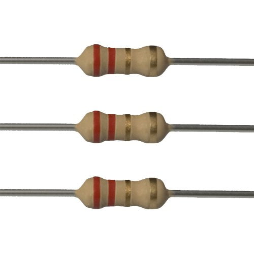 E-Projects 1000EP5142R20 Resistencias de 2,2 ohmios 1/4 W 5% (paquete de 1000)