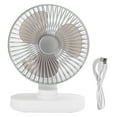thumbnail image 2 of USB Mini Fan, 4 Speed Desktop Fan, USB Desktop Fan, Support For Shaking Head 4 Speed Settings For Home Or Office Silver, 2 of 8