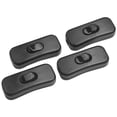 thumbnail image 2 of Inline Wire Switch Dpst Control Light Switch for Bedroom Desk Lamp Led Light Black-4Pcs, 2 of 10