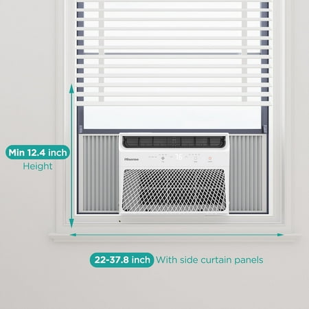 Hisense - 6,000 BTU Window Air Conditioner with Remote Control - White