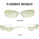 thumbnail image 3 of Rectangle Sunglasses for Women Men Retro Chunky Y2K Sunglasses Rectangular 90s 00s sunglasses Pink, 3 of 4