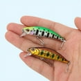 thumbnail image 2 of 2PC 5g/5cm Fishing Lure With 2 HOOKs Topwater SwimBait Lure 3D Eyes Minnow Bait, 2 of 7