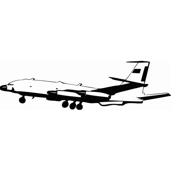 Custom Decals - Prices Reduced Vinyl Wall Sticker : Airplane Aircraft Bedroom Bathroom Living Room Mural : 30 X90" -