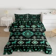 thumbnail image 2 of Castle Fairy Western Horse Aztec Twin Comforter Sets,Bohemian Geometric Bedding Set, 2 of 8