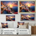 thumbnail image 4 of Designart "Greece Oia painting III" Cityscapes Floater Framed Wall Decor, 4 of 7
