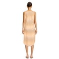 thumbnail image 3 of Time and Tru Women's Sleeveless Midi Dress, 3 of 5