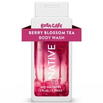 Native Body Wash, Limited Edition Berry Blossom Tea, Sulfate Free Body Wash for Women & Men, Boba Café, 18 fl oz