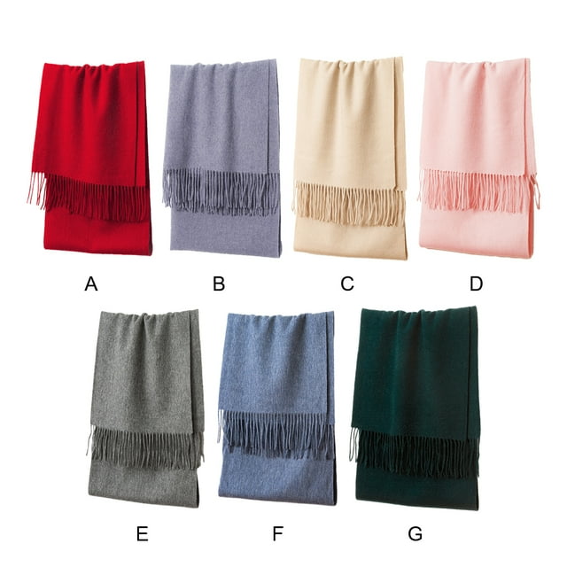 Becaristey Fashionable And Warm Scarf Multiple Colors Available Accessory For All Occasions Lightweight Grey