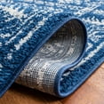 thumbnail image 6 of SAFAVIEH Tulum Flint Distressed Southwestern Area Rug, 3' x 5', Navy/Grey, 6 of 9