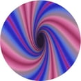 thumbnail image 1 of Ahgly Company Tapis Rond Lavable en Machine Intérieur Transitionnel Violet Moyen, 3 Pieds Rond, 1 of 7