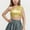 Gold, variant on Kids Girls Dance Crop Tops One-Shoulder Sequins Jazz Hip Hop Stage Performance Tank Vest Stage Dancewear