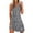 Grey, variant on yunLCZ Womens Nightgowns Casual Mini Dress For Women Summer Loose Dress Sleeveless Floral Print V Neck Hollow Out Beach Dress